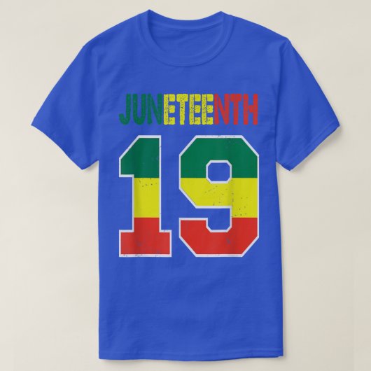 Juneteenth Ancestors Black Pride African American T-shirt (Design voorkant)