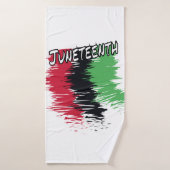 Juneteenth Badhanddoek (Badhanddoek)