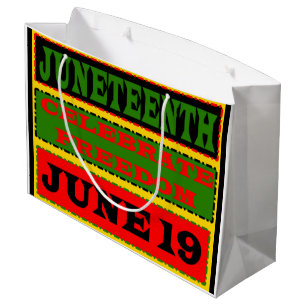 Juneteenth Bag Groot Cadeauzakje
