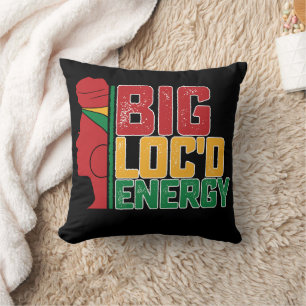 Juneteenth Big Locd Energy Black Freedom Kussen