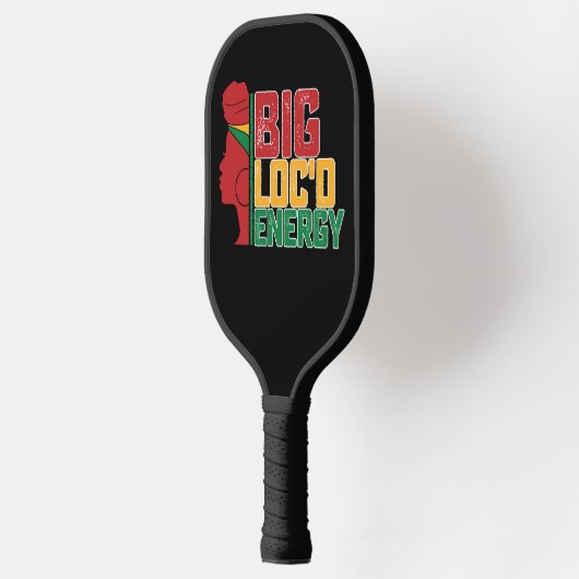 Juneteenth Big Locd Energy Black Freedom Pickleball Paddle (Links)