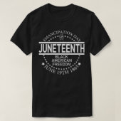 Juneteenth Black African Juneteenth & Black Histor T-shirt (Design voorkant)