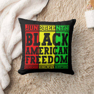 Juneteenth Black American Freedom Remembering Cool Kussen