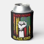 Juneteenth Black Father Day Dad King Celebrating F Blikjeskoeler (Blikje Voorkant)