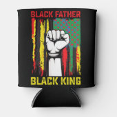 Juneteenth Black Father Day Dad King Celebrating F Blikjeskoeler (Voorkant)