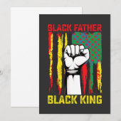 Juneteenth Black Father Day Dad King Celebrating F Kaart (Voorkant / Achterkant)