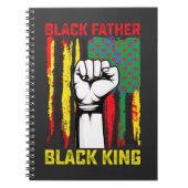 Juneteenth Black Father Day Dad King Celebrating F Notitieboek (Voorkant)