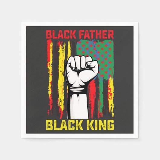 Juneteenth Black Father Day Dad King Celebrating F Servet (Voorkant)