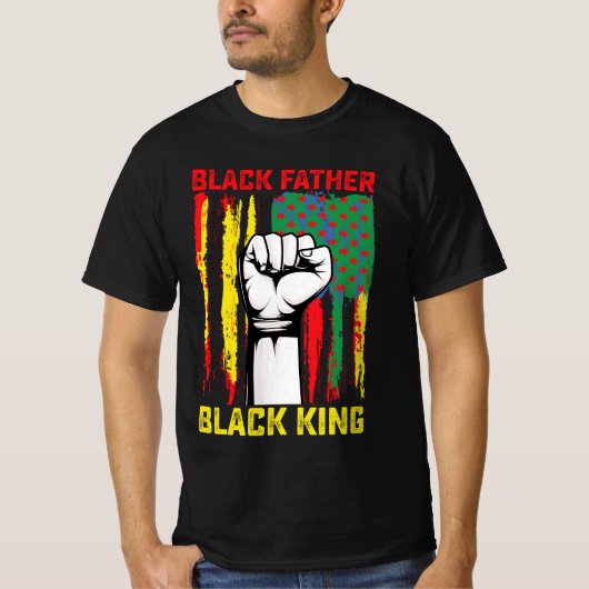 Juneteenth Black Father Day Dad King Celebrating F T-shirt (Voorkant)