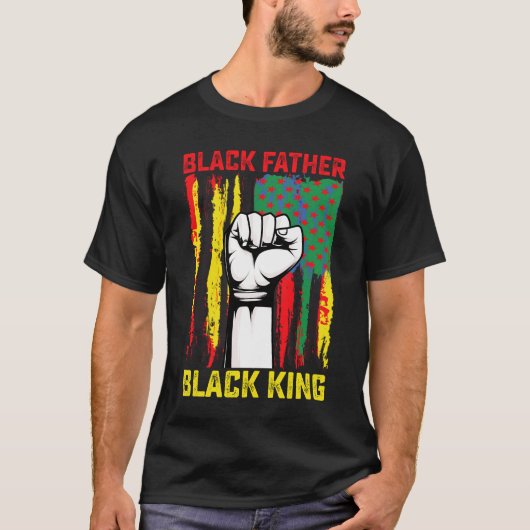 Juneteenth Black Father Day Dad King Celebrating F T-shirt (Voorkant)