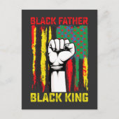 Juneteenth Black Father Day Dad King Celebrating F Uitnodiging Briefkaart (Voorkant)
