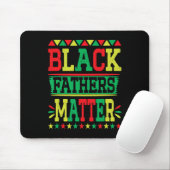 Juneteenth Black Fathers Probleem Papa Pride Vader Muismat (Met muis)