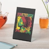 Juneteenth Black Freedom Day 1865 Loc Reclamebord Met Voetstuk (Insitu)