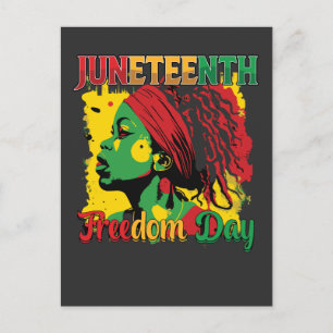 Juneteenth Black Freedom Day 1865 Loc Uitnodiging Briefkaart