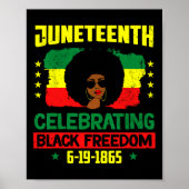 Juneteenth Black Freedom Geschiedenis Amerikaans A Poster (Voorkant)
