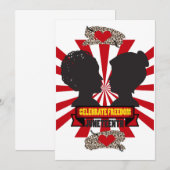 Juneteenth Black Freedom Note Kaart Briefpapier (Voorkant / Achterkant)