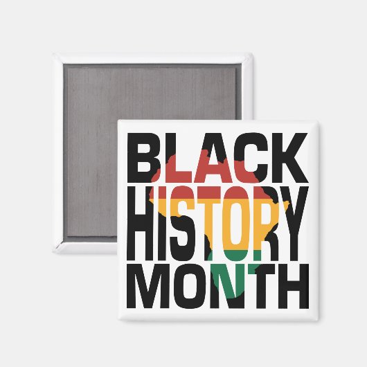 Juneteenth Black Geschiedenis Maand Magnet (Voorkant / Achterkant)