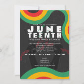 Juneteenth Black History 1865 Vrijheidsviering Kaart (Voorkant)