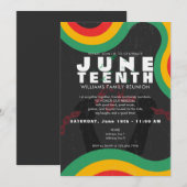 Juneteenth Black History 1865 Vrijheidsviering Kaart (Voorkant / Achterkant)