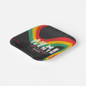 Juneteenth Black History 1865 Vrijheidsviering Papieren Bordje (Gebogen)