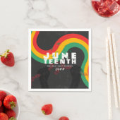 Juneteenth Black History 1865 Vrijheidsviering Servet (Insitu)