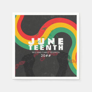 Juneteenth Black History 1865 Vrijheidsviering Servet