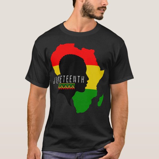 Juneteenth Black History Afrikaanse Vrijheidsdag T-shirt (Voorkant)