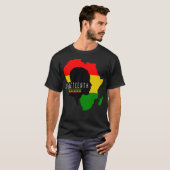 Juneteenth Black History Afrikaanse Vrijheidsdag T-shirt (Voorkant volledig)