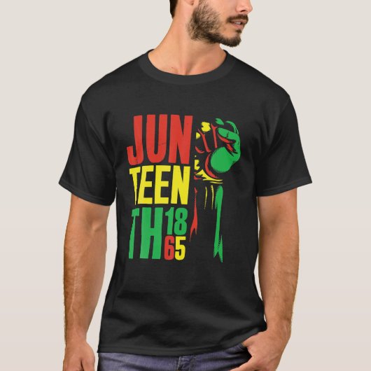 Juneteenth Black History-maand Citaat T-shirt (Voorkant)