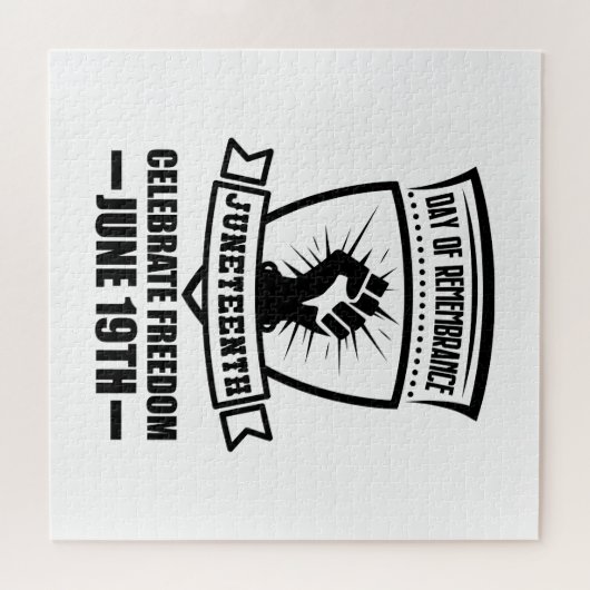 Juneteenth, black history month, kwanzaa, melanin, legpuzzel (Horizontaal)