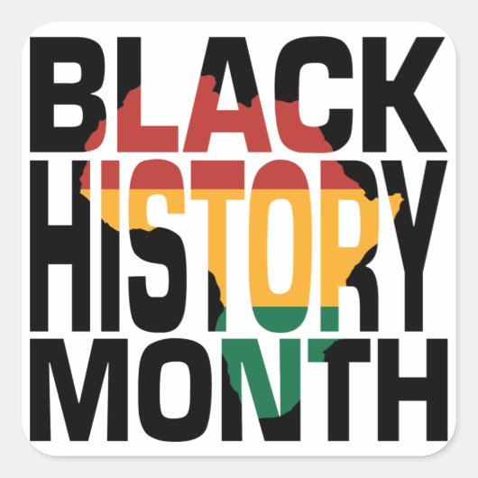 Juneteenth Black History Month Sticker (Voorkant)