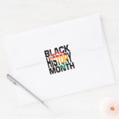 Juneteenth Black History Month Sticker (Envelop)