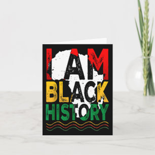 Juneteenth Black History Zwart Afro-Amerikaans Kaart
