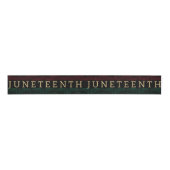 Juneteenth Black Independence Day Holiday Grosgrai Grosgrain Lint (Voorkant)