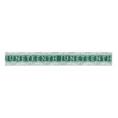 Juneteenth Black Independence Day Holiday Grosgrai Grosgrain Lint (Voorkant)