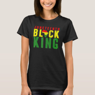 Juneteenth Black King Emancipation Day Melanin Bla T-shirt