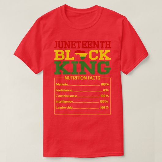Juneteenth Black King Melanin Pap Fathers Day Dadd T-shirt (Design voorkant)
