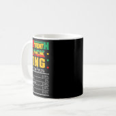 Juneteenth Black King Voedingsfeiten Pride Afri Koffiemok (Voorkant links)