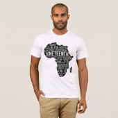 Juneteenth Black Lives Matter T-shirt (Voorkant volledig)