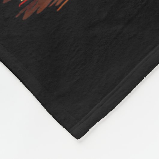 Juneteenth Black Man Reading Books  Fleece Deken (Hoek)