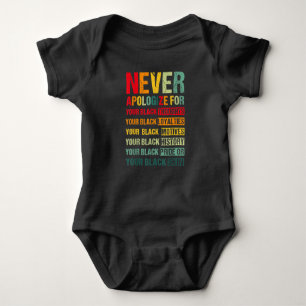 Juneteenth Black Pride verontschuldigt zich nooit Romper