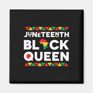 Juneteenth Black Queen 1 Magneet