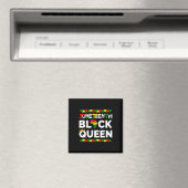 Juneteenth Black Queen Freedom Day 19 juni 1865 Magneet (Insitu (Vaatwasser))