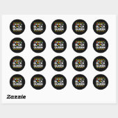 Juneteenth Black Queen Freedom Day 19 juni 1865 Ronde Sticker (Vel)