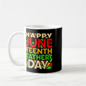 Juneteenth Black Vaderdag Happy Holiday Celebr Koffiemok (Links)