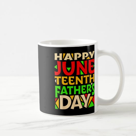 Juneteenth Black Vaderdag Happy Holiday Celebr Koffiemok (Rechts)