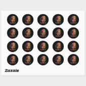 Juneteenth Black Women Girls Remembering My Ancest Ronde Sticker (Vel)
