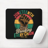 Juneteenth Breaking Every Chain Since 1865 African Muismat (Met muis)