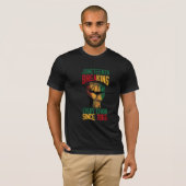 Juneteenth Breaking Kettingen T-shirt (Voorkant volledig)