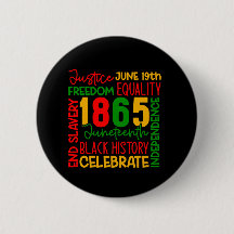 Juneteenth Button